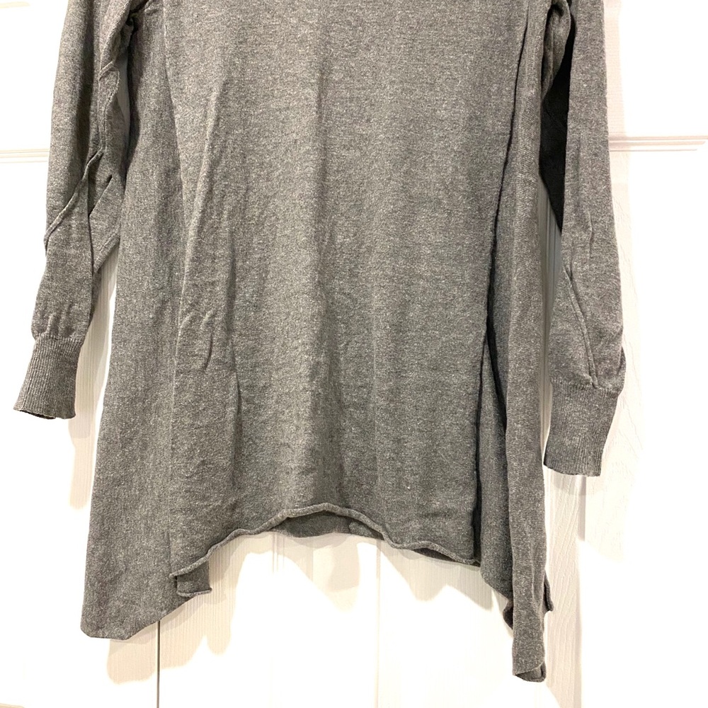 Studio M Womens Gray Flow Sweater Top Sz Xs View 2